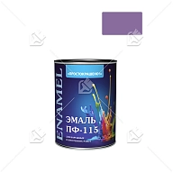 Эмаль ПФ-115 универсальная алкидная Простокрашено сиреневая 0,8 кг