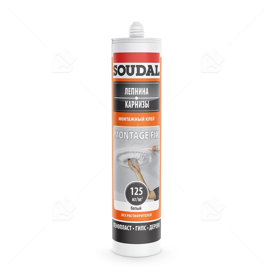 Клей универсальный на водной основе Soudal Montage Fix белый 280 мл.