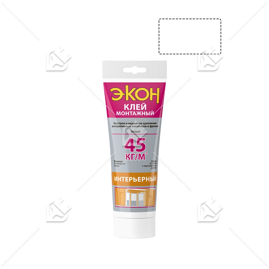 Клей монтажный универсальный акриловый Экон Интерьерный 200 г.
