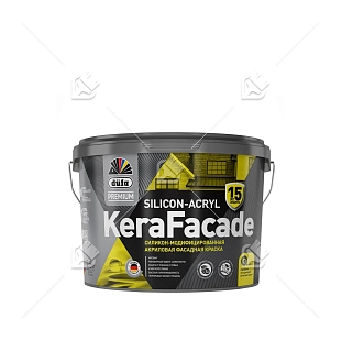 Краска фасадная акриловая силикон-модифицированная Dufa Premium Kerafacade матовая база 1 2,5 л