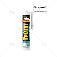 Герметик силиконовый для окон и стекол Момент Гермент прозрачный 280 мл.