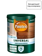 Pinotex Universal 2 в 1 универсальная пропитка для древесины CLR база под колеровку 0,9 л
