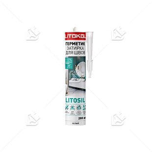 Герметик санитарный силиконовый Litokol Litosil антрацит 280 мл