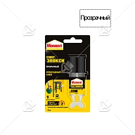 Клей универсальный эпоксидный Момент Супер Эпокси прозрачный 6 мл. шприц