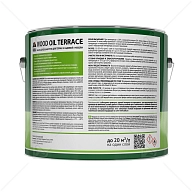 Масло деревозащитное для террас и садовой мебели Dufa Wood Oil Terrace бесцветный 9 л