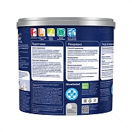 Краска для потолков латексная Dulux Professional Bindo 2 глубокоматовая белоснежная 2,5 л.
