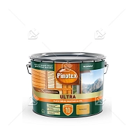 Пропитка декоративная для защиты древесины Pinotex Ultra AWB полуглянцевая калужница 9 л