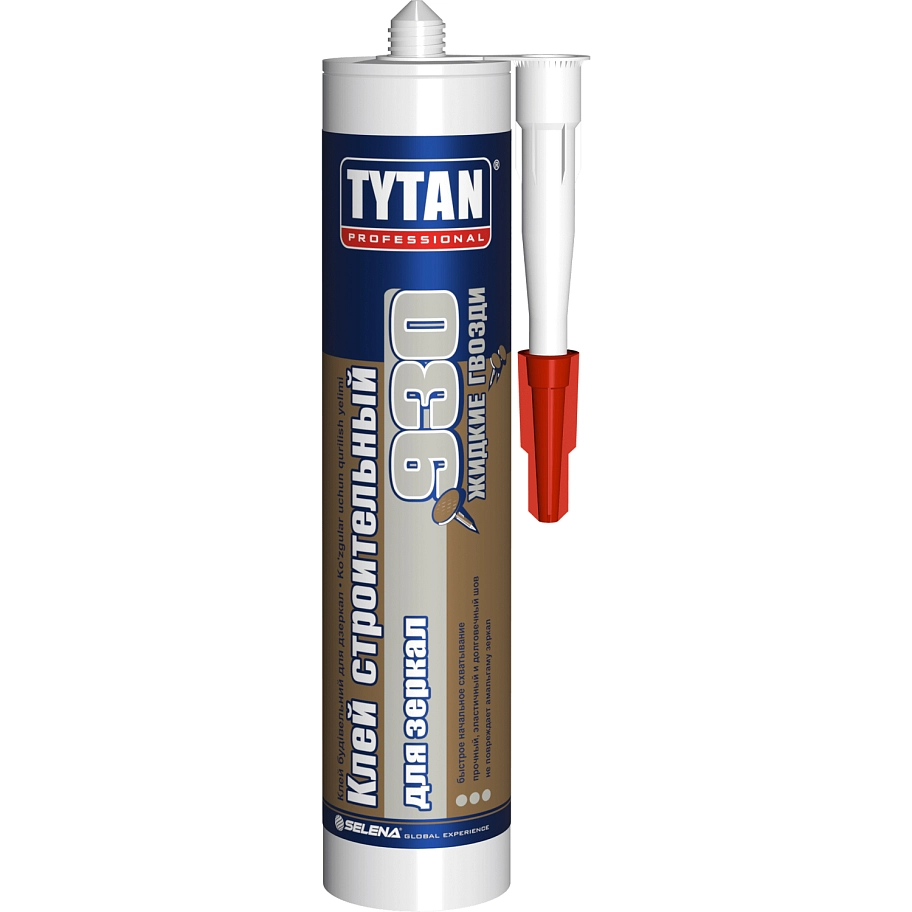 Клей монтажный для зеркал Tytan Professional 930 бежевый 380 г