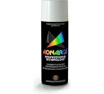 Краска универсальная аэрозольная акриловая Eastbrand Monarca RAL 7004 сигнально-серая 520 мл.