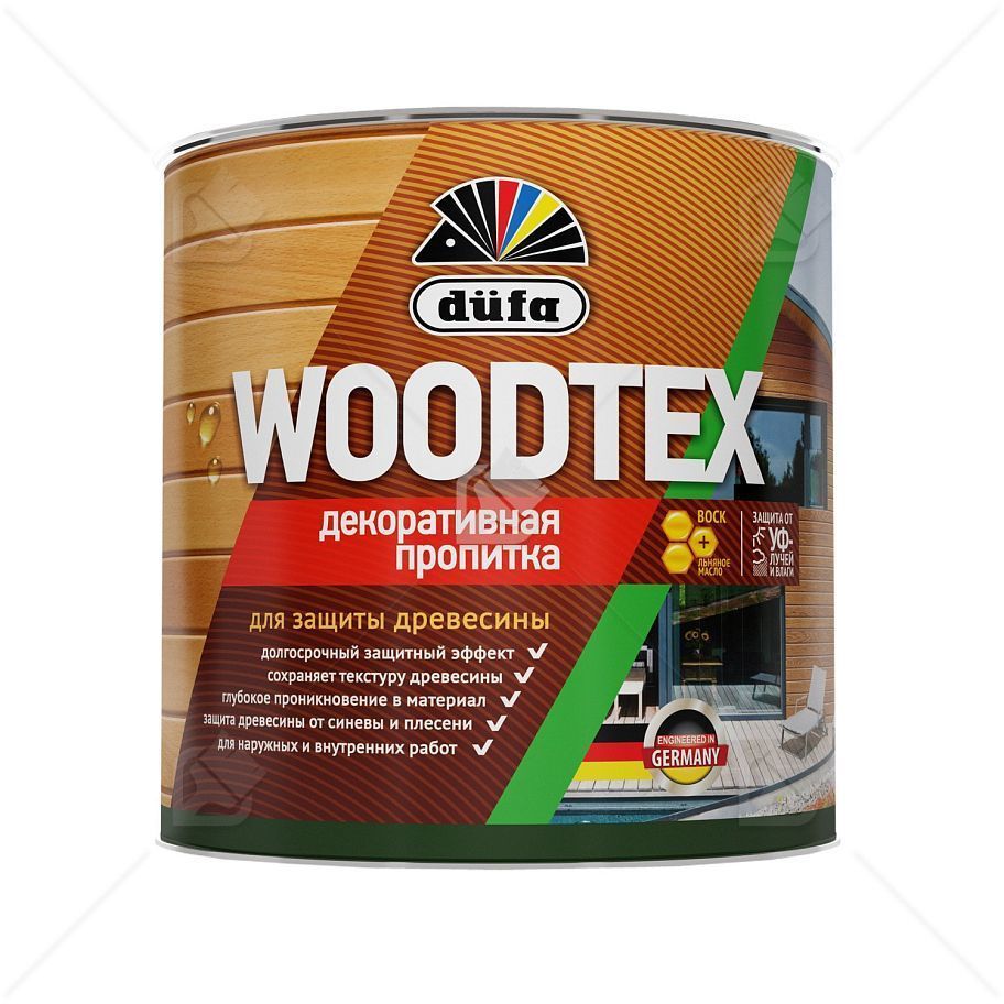Пропитка декоративная для защиты древесины алкидная Dufa Woodtex палисандр 3 л.
