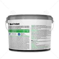 Пропитка декоративная для защиты древесины Dufa Wood Protect белая 2,5 л