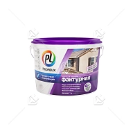 Краска структурная для внутренних и наружных работ Profilux ВД Фасадная фактурная матовая белая 16 кг.