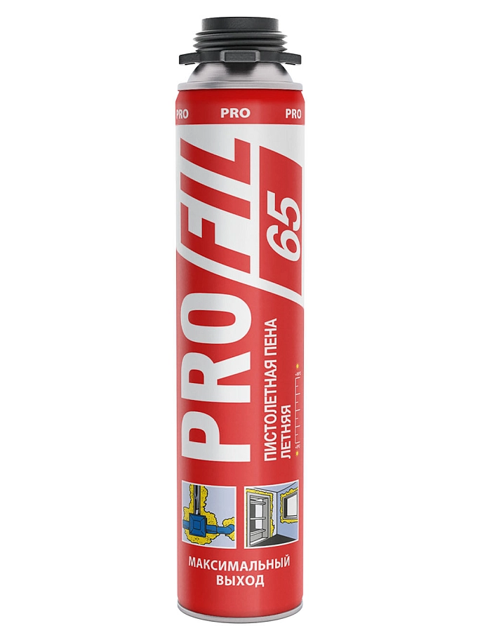 Пена профессиональная Soudal Profil 820 мл. выход 65 л