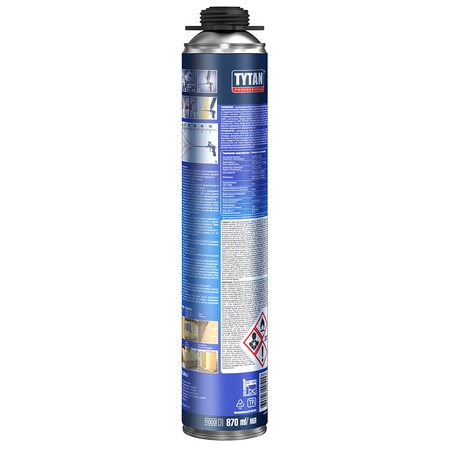 Теплоизоляция напыляемая профессиональная Tytan Professional THERMOSPRAY 870 мл