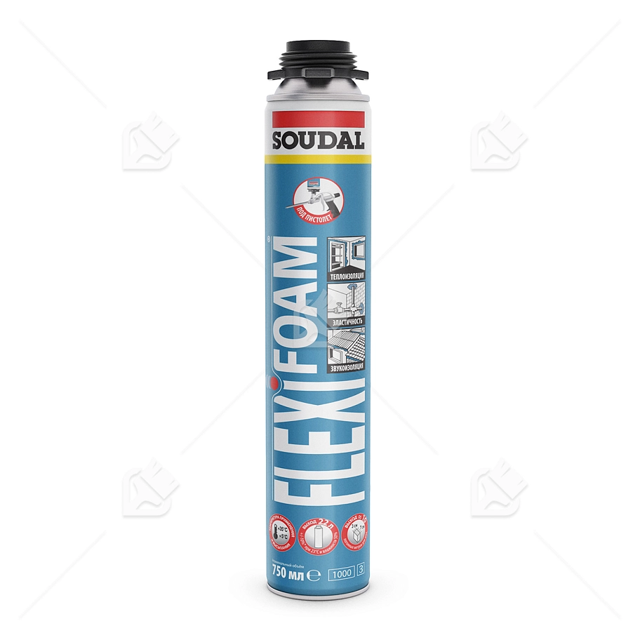 Пена профессиональная Soudal Flexifoam 750 мл.