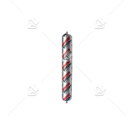 Герметик силиконовый нейтральный Soudal Silirub 2 F бесцветный 600 мл