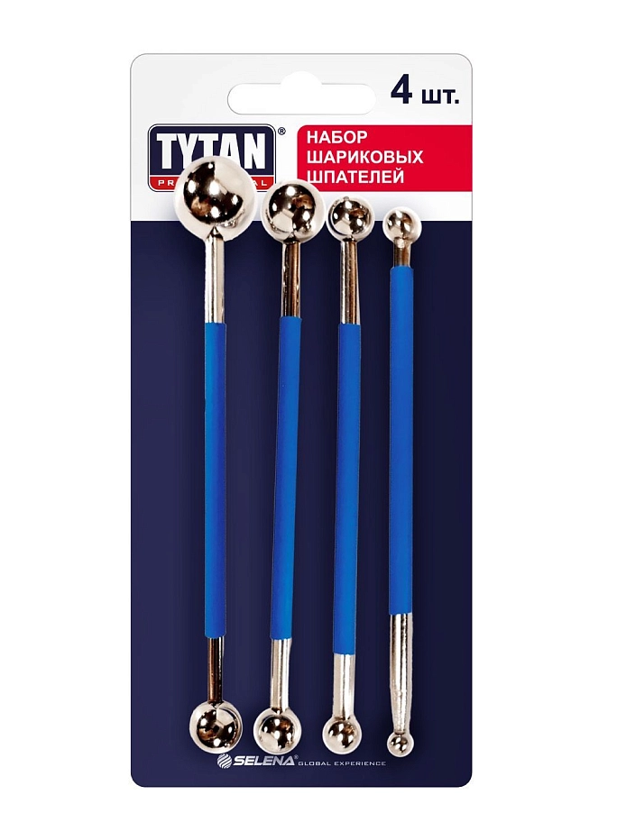 Титан набор шариковых шпателей для швов 4 шт