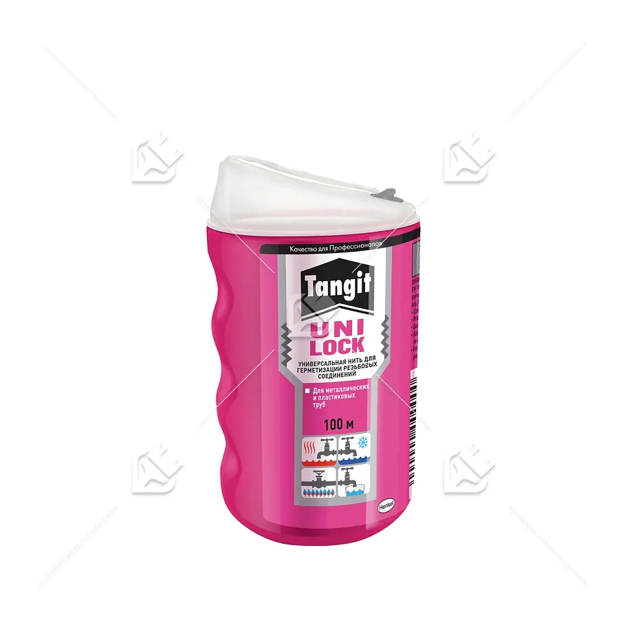 Нить-герметик для герметизации труб полиамидная Tangit Uni-Lock 100 м. в шоу-боксе