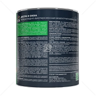 Краска для окон, дверей и откосов Dufa акриловая полуглянцевая белая 0,75 л