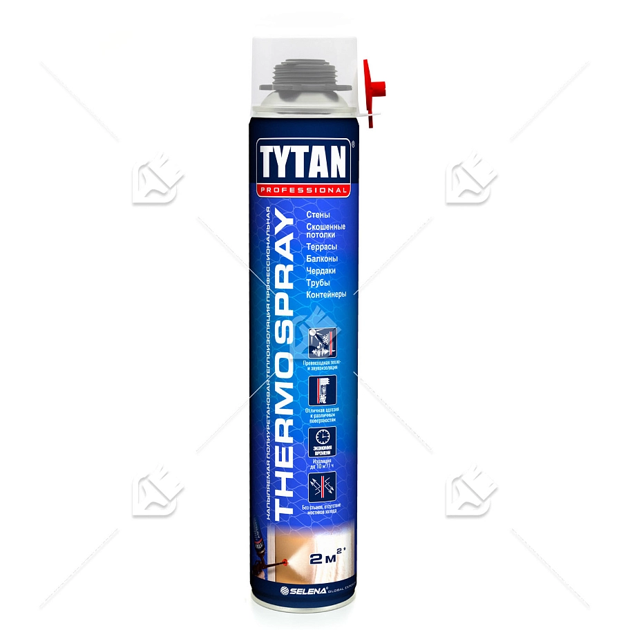 Теплоизоляция напыляемая профессиональная Tytan Professional THERMOSPRAY 870 мл