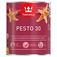 Эмаль универсальная Tikkurila PESTO 30 A полуматовая 0,9л