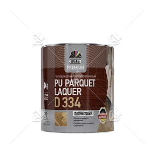 Лак паркетный полиуретановый Dufa Premium PU Parquet Laquer D334 полуматовый 0,75 л
