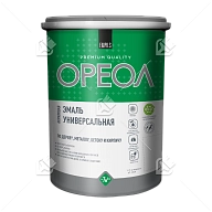 Эмаль универсальная акриловая Ореол матовая белая 1,1 кг