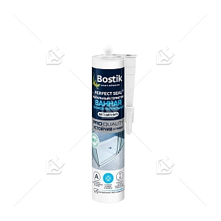 Герметик силиконовый для ванной Bostik Perfect Seal Нейтральный прозрачный 280 мл