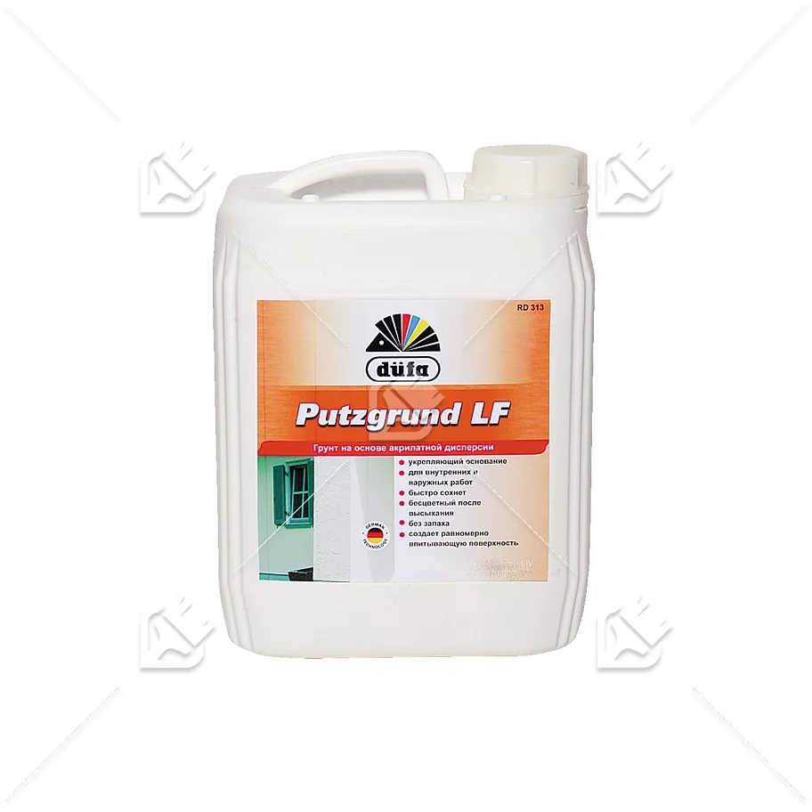 Грунт глубокого проникновения для внутренних и наружных работ акриловый Dufa Putzgrund D13 10 л.