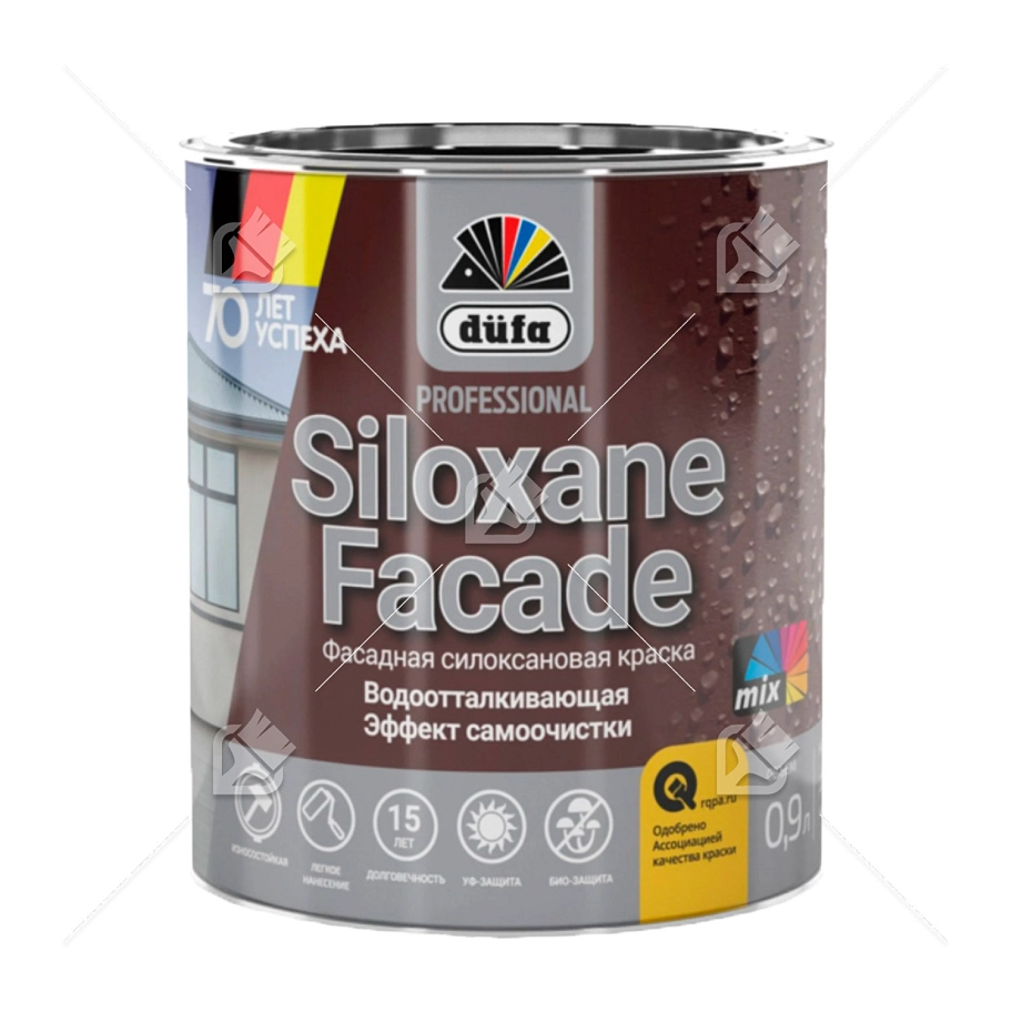 Краска фасадная акрил-силоксановая Dufa Premium Siloxane база 1 0,9 л.