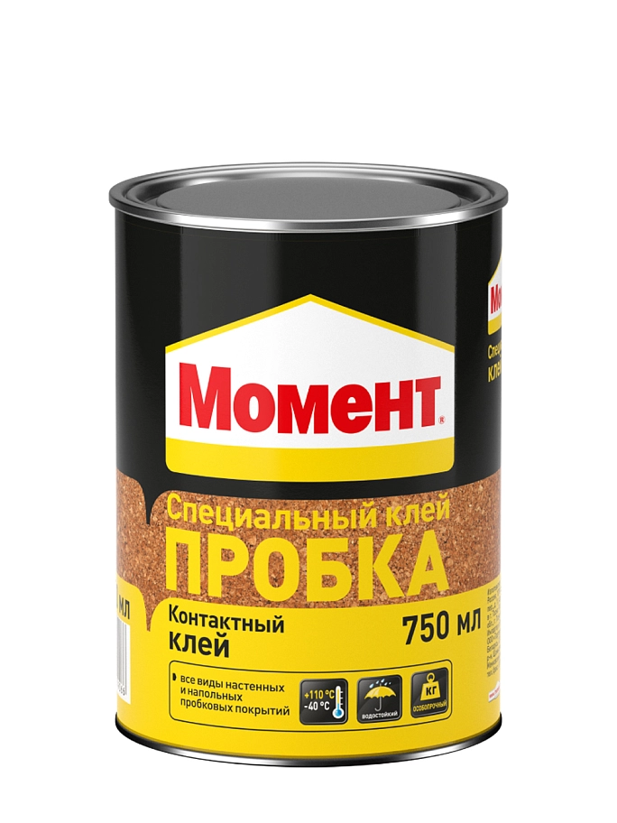 Клей для пробки контактный Момент Пробка 750 мл.