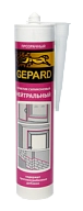 Герметик силиконовый нейтральный Gepard CSS 764 бесцветный 600 мл.