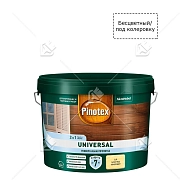 Pinotex Universal 2 в 1 универсальная пропитка для древесины CLR база под колеровку 9 л
