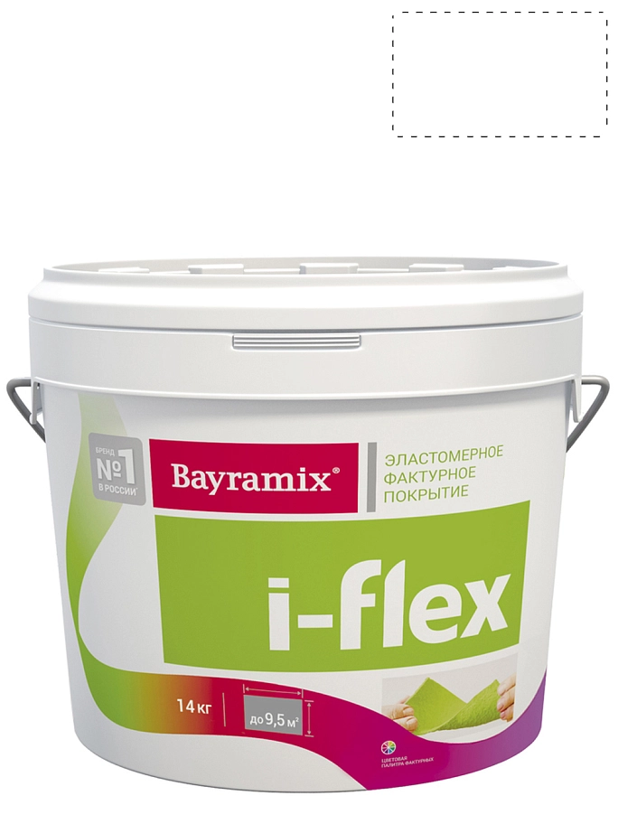 Bayramix i-Flex эластомерная акриловая штукатурка для фасадов и интерьеров 14 кг