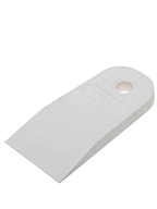 Шпатель Зубр Мастер резиновый, белый 40 мм.