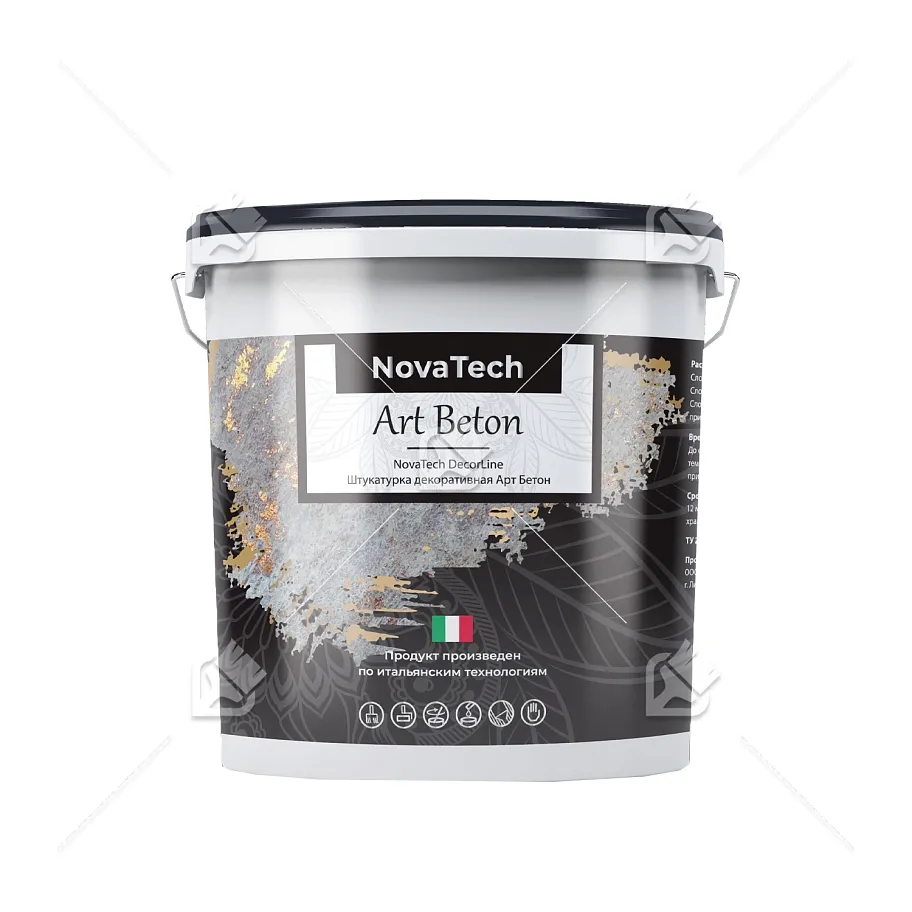 Покрытие декоративное NovaTech Art Beton 16 кг