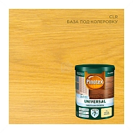 Pinotex Universal 2 в 1 универсальная пропитка для древесины CLR база под колеровку 0,9 л