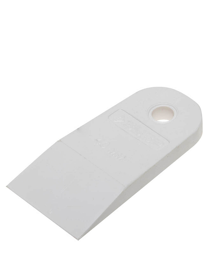 Шпатель Зубр Мастер резиновый, белый 40 мм.