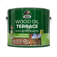 Масло деревозащитное для террас и садовой мебели Dufa Wood Oil Terrace бесцветный 9 л