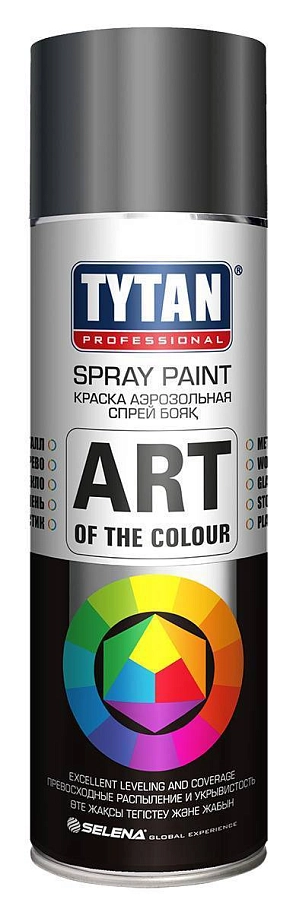 Краска универсальная аэрозольная акриловая Tytan Professional Art of the colour RAL 7015 серая 400 мл