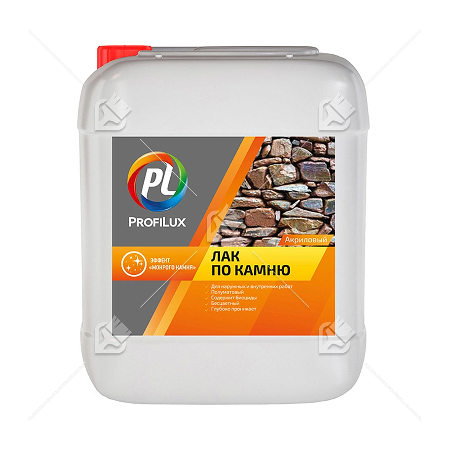 Лак по камню акриловый Profilux полуматовый 10 л.