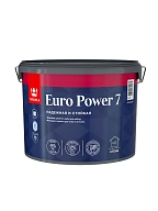 Краска интерная Tikkurila EURO POWER 7 А моющаяся, матовая 9л