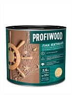 Лак яхтный Profiwood атмосферостойкий алкидно-уретановый матовый 2,6 л