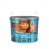 Лак для бань и саун на водной основе Pinotex Lacker Sauna 20 полуматовый 2,7 л