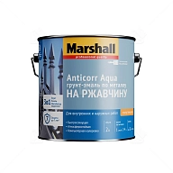 Грунт-эмаль на ржавчину на водной основе Marshall Anticorr Aqua полуглянцевая база BW 2 л.