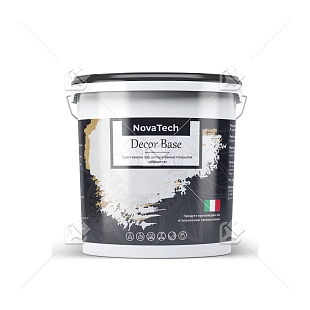 Грунт под покрытие декоративное NovaTech Décor Base 7 кг
