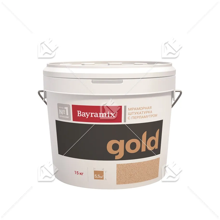 Штукатурка декоративная мраморная Bayramix GOLD Minera крупная фракция GR151 15 кг