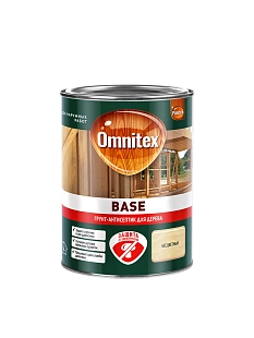 Грунт для защиты древесины Omnitex Base 0,9 л