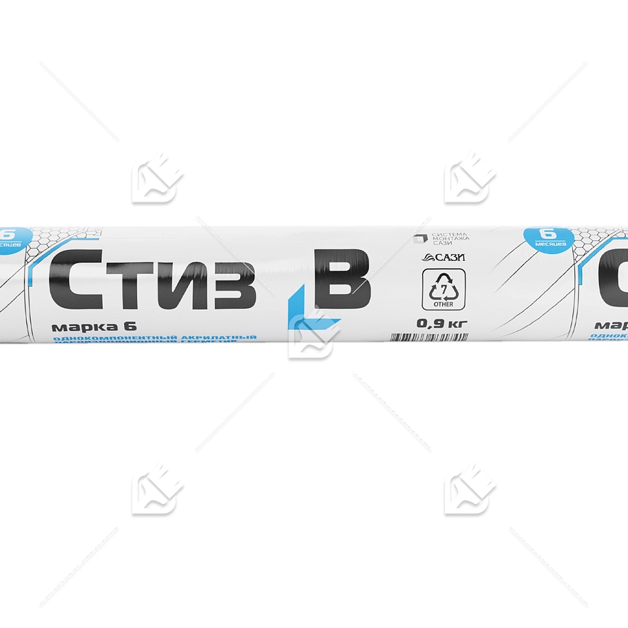 Герметик акрилатный пароизоляционный Сази Стиз В белый 600 мл.