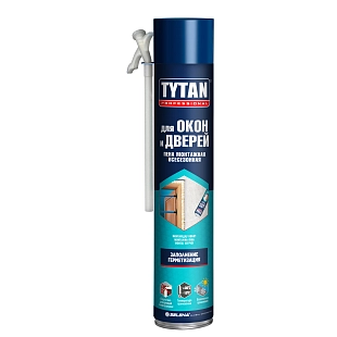 TYTAN Professional Для окон и дверей пена монтажная бытовая всесезонная 750 мл (18 мес)